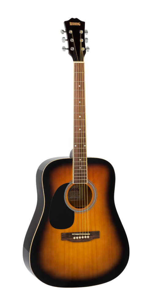Dreadnought. Left-hand. Tobacco sunburst. Right.